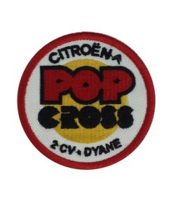 7X7 Citroen Pop Cross 2Cv Dyane Embroidered Patch Badge Applique Iron on