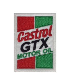 8X6 Castrol Gtx Motor Oil Embroidered Patch Badge Applique Iron on