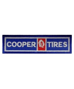 11X3 Cooper Tires Embroidered Patch Badge Applique Iron on