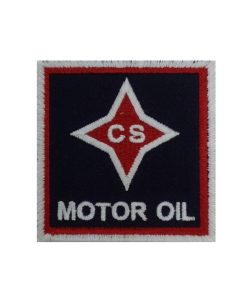 7X7 Cs Motor Oil Embroidered Patch Badge Applique Iron on