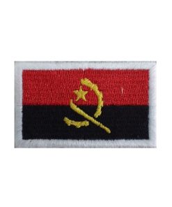 6X37 Flag Angola Embroidered Patch Badge Applique Iron on