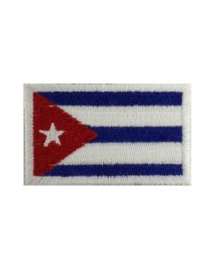 6X37 Flag Cuba Embroidered Patch Badge Applique Iron on