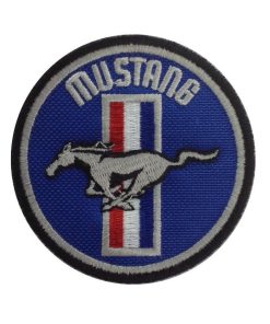 7X7 Ford Mustang Embroidered Patch Badge Applique Iron on