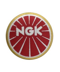 7X7 Ngk Sparks Plugs Embroidered Patch Badge Applique Iron on