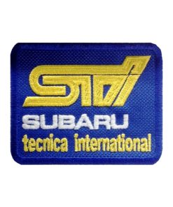 8X6 Subaru Sti Tecnica International Embroidered Patch Badge Applique Iron on