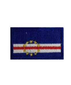 6X37 Flag Cape Verde Embroidered Patch Badge Applique Iron on