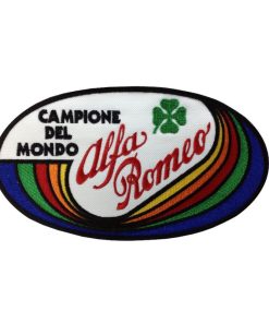20X11 Alfa Romeo Campione Del Mundo Embroidered Patch Badge Applique Iron on