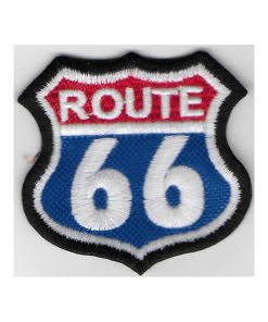 6X6 Route 66 Embroidered Patch Badge Applique Iron on