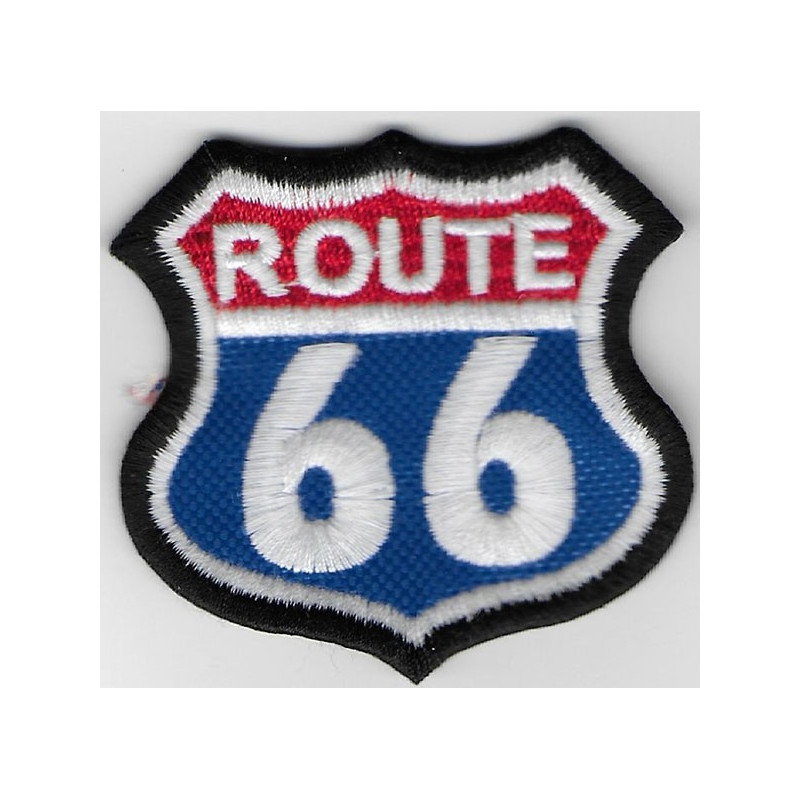 6X6 Route 66 Embroidered Patch Badge Applique Iron on