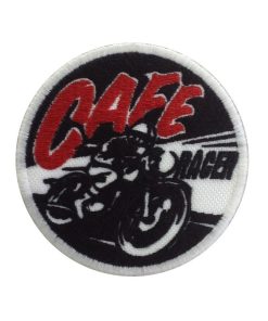 7X7 Cafe Racer Embroidered Patch Badge Applique Iron on
