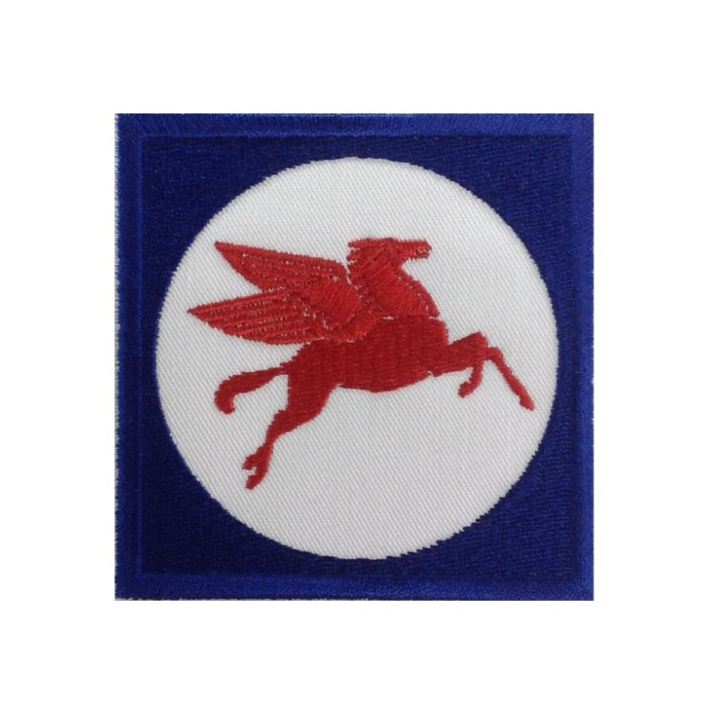7X7 Pegasus Mobil Embroidered Patch Badge Applique Iron on