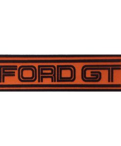 22X7 Ford Gt Orange Embroidered Patch Badge Applique Iron on