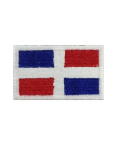 6X37 Flag Dominican Republic Embroidered Patch Badge Applique Iron on