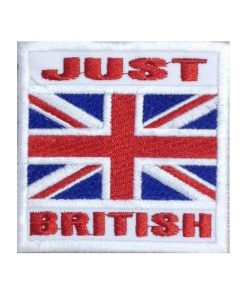 7X7 Just British Union Jack Flag Embroidered Patch Badge Applique Iron on