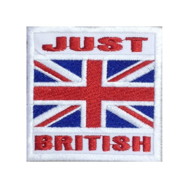 7X7 Just British Union Jack Flag Embroidered Patch Badge Applique Iron on