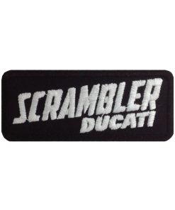 10X4 Ducati Scrambler Embroidered Patch Badge Applique Iron on