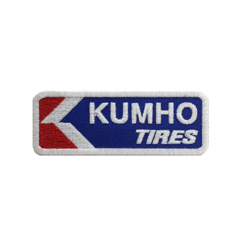 9X3 Kumho Tires Embroidered Patch Badge Applique Iron on