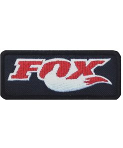 10X4 Fox Embroidered Patch Badge Applique Iron on