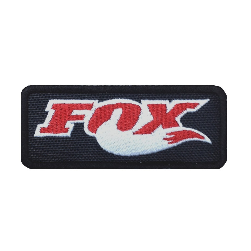 10X4 Fox Embroidered Patch Badge Applique Iron on