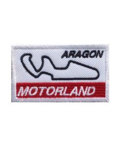 7X4 Circuit Motorland Aragon Spain Embroidered Patch Badge Applique Iron on