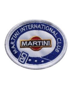 8X6 Martini International Club Embroidered Patch Badge Applique Iron on