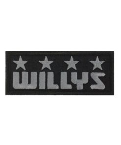 10X4 Jeep Willys Army Embroidered Patch Badge Applique Iron on