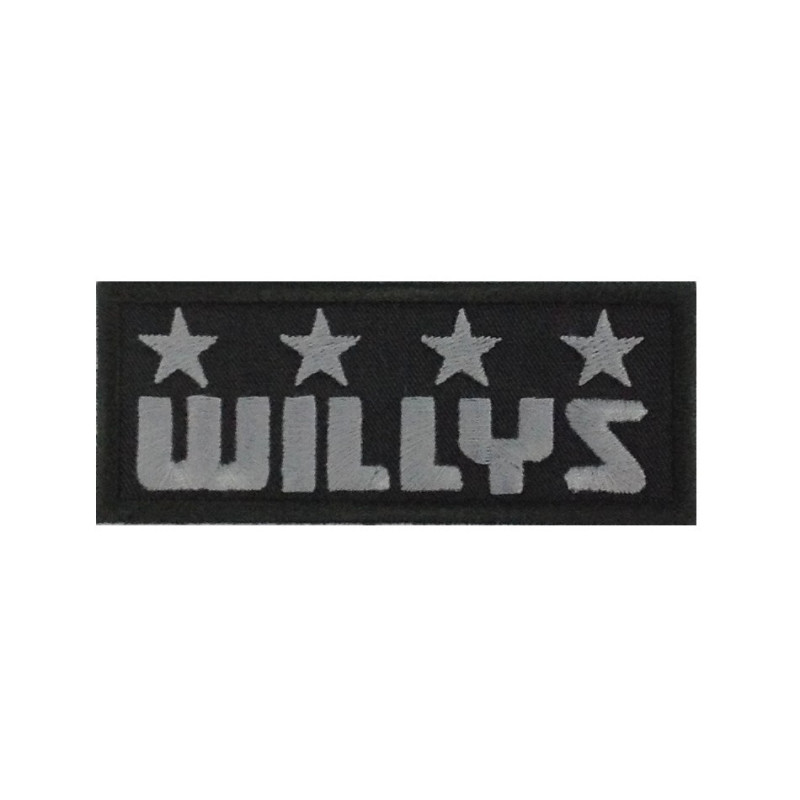 10X4 Jeep Willys Army Embroidered Patch Badge Applique Iron on