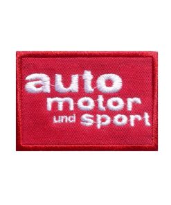 8X5 Auto Moto Und Sport Embroidered Patch Badge Applique Iron on
