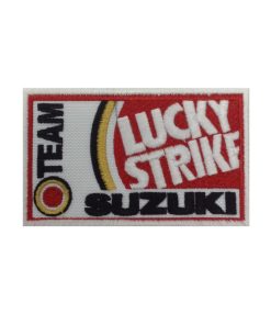 Sew On 10X6 Team Lucky Strike Suzuki Embroidered Patch Badge Applique Iron on