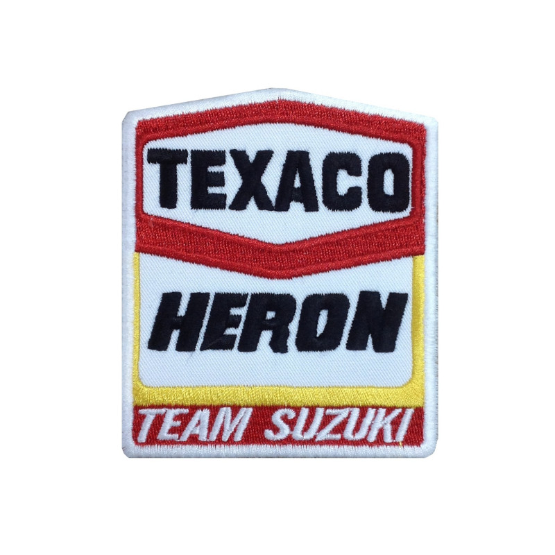 Sew On 10X8 Team Heron Suzuki Texaco Barry Sheene Embroidered Patch Badge Applique Iron on