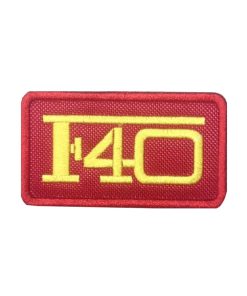 8X6 Ferrari F40 Embroidered Patch Badge Applique Iron on