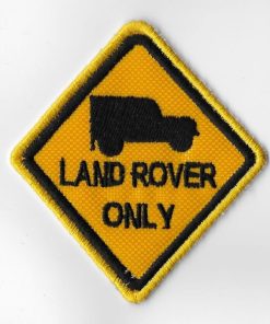 7X7 Parking Land Rover Only Embroidered Patch Badge Applique Iron on