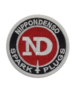 Sew On 7X7 Nippon Denso Nd Spark Plugs Embroidered Patch Badge Applique Iron on