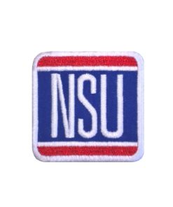Embroidered Sew On Patch 6X6 Nsu Embroidered Patch Badge Applique Iron on