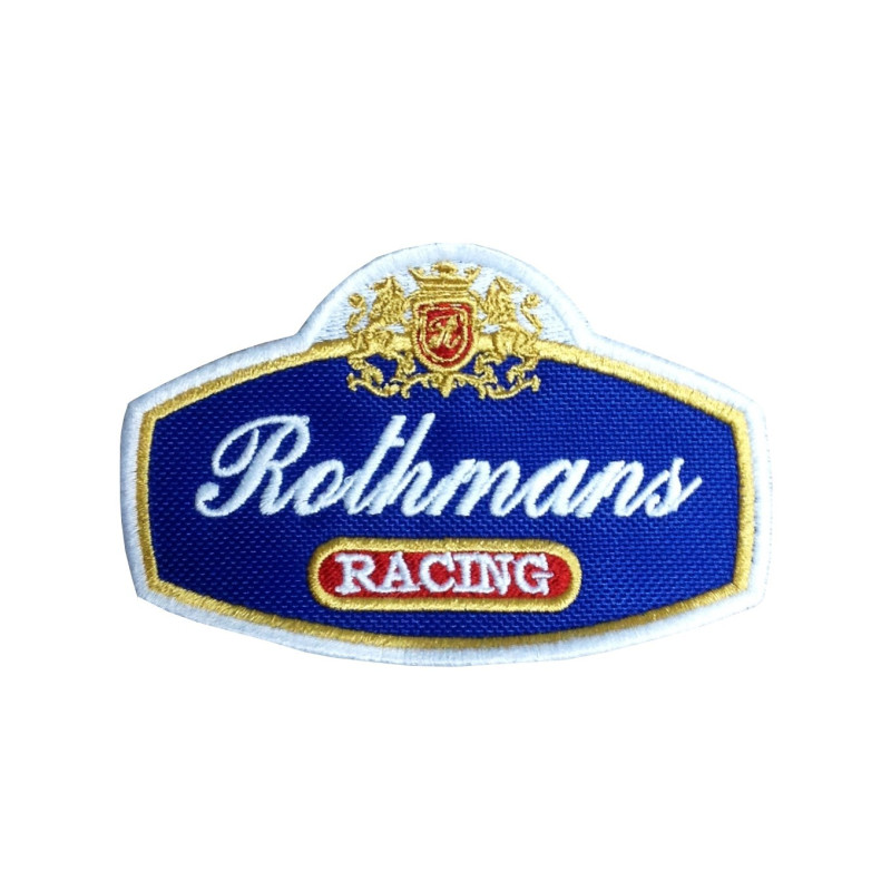 Embroidered Sew On Patch 10X6 Rothmans Embroidered Patch Badge Applique Iron on