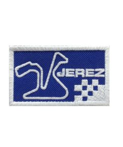 Embroidered Sew On Patch 7X4 Circuit Velocidade Jerez De La Frontera Embroidered Patch Badge Applique Iron on