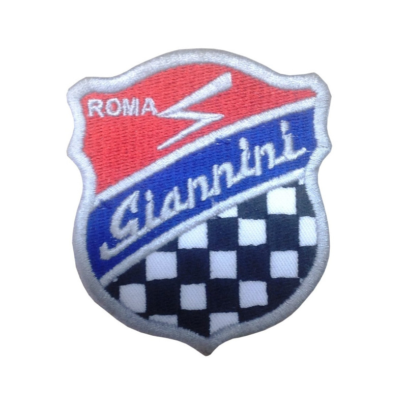 Embroidered Sew On Patch 7X5 Giannini Automobili Spa Roma Embroidered Patch Badge Applique Iron on