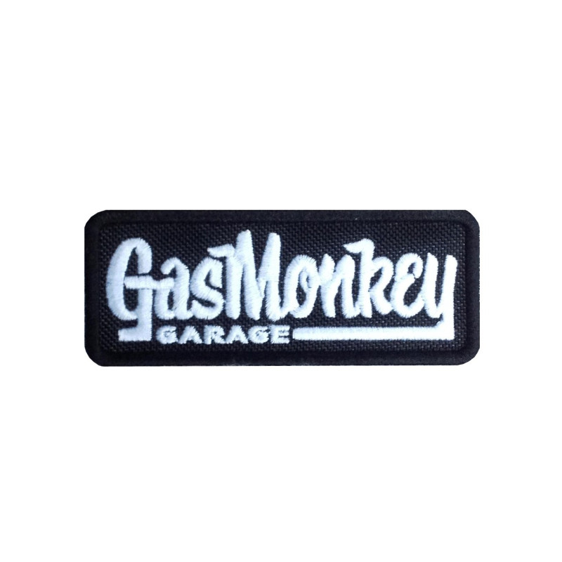 Embroidered Sew On Patch 10X4 Gas Monkey Garage Usa Embroidered Patch Badge Applique Iron on
