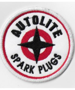 Embroidered Sew On Patch 7X7 Autolite Sparks Plugs Embroidered Patch Badge Applique Iron on