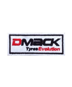 Embroidered Sew On Patch 10X4 D Mack Tyres Evolution Embroidered Patch Badge Applique Iron on