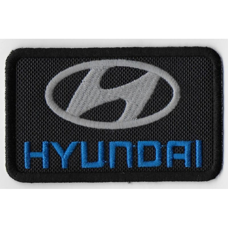 9X6 Hyundai Embroidered Patch Badge Applique Iron on