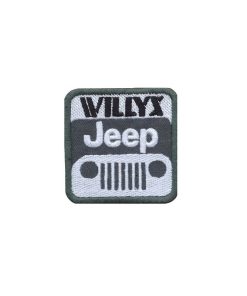 6X6 Jeep Willys Embroidered Patch Badge Applique Iron on