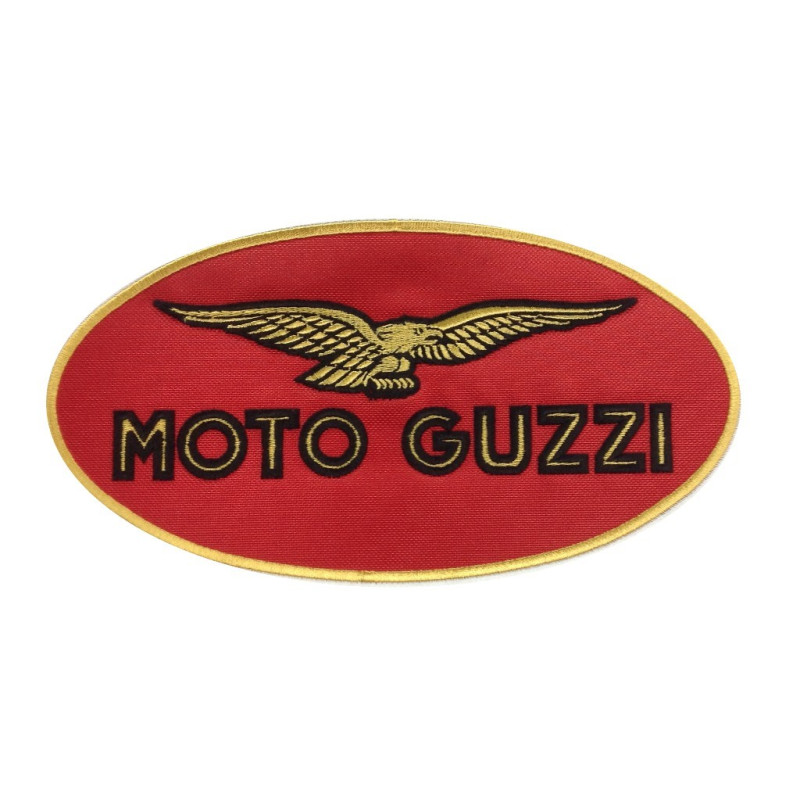 25X14 Moto Guzzi Embroidered Patch Badge Applique Iron on