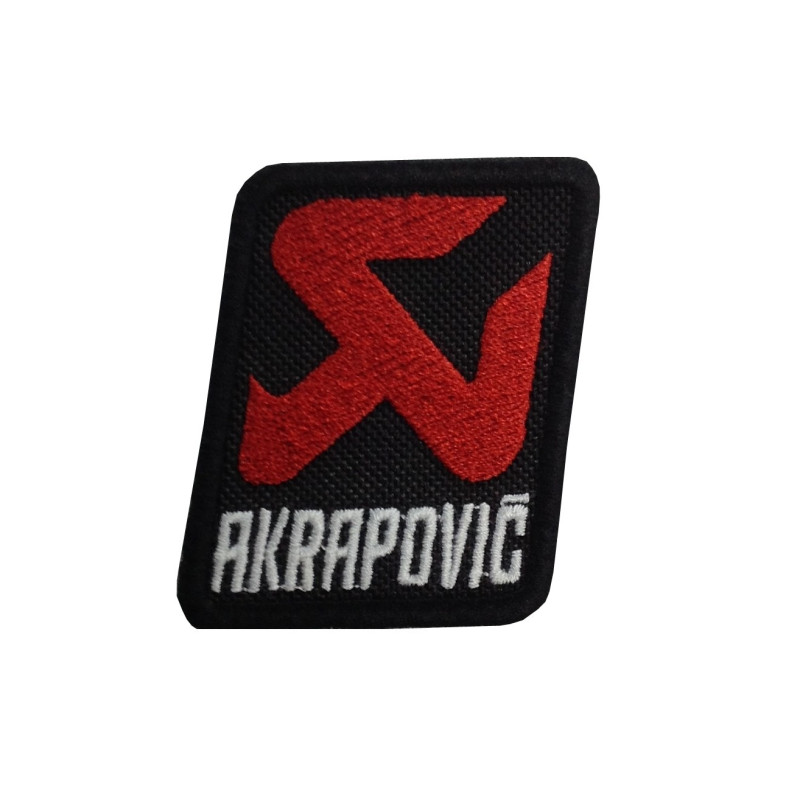 6X6 Akrapovic Embroidered Patch Badge Applique Iron on