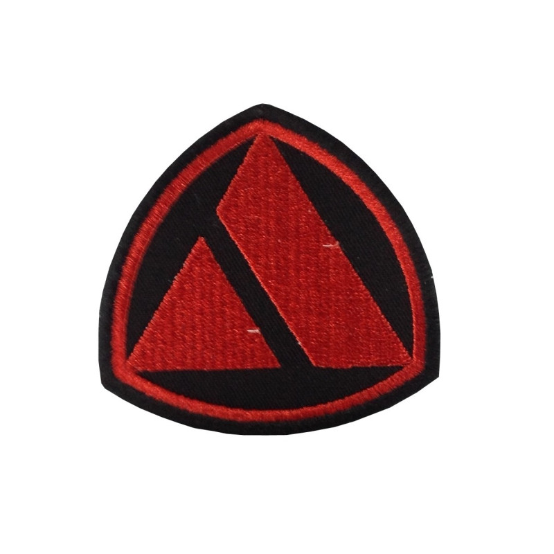 7X7 Autobianchi Red Embroidered Patch Badge Applique Iron on