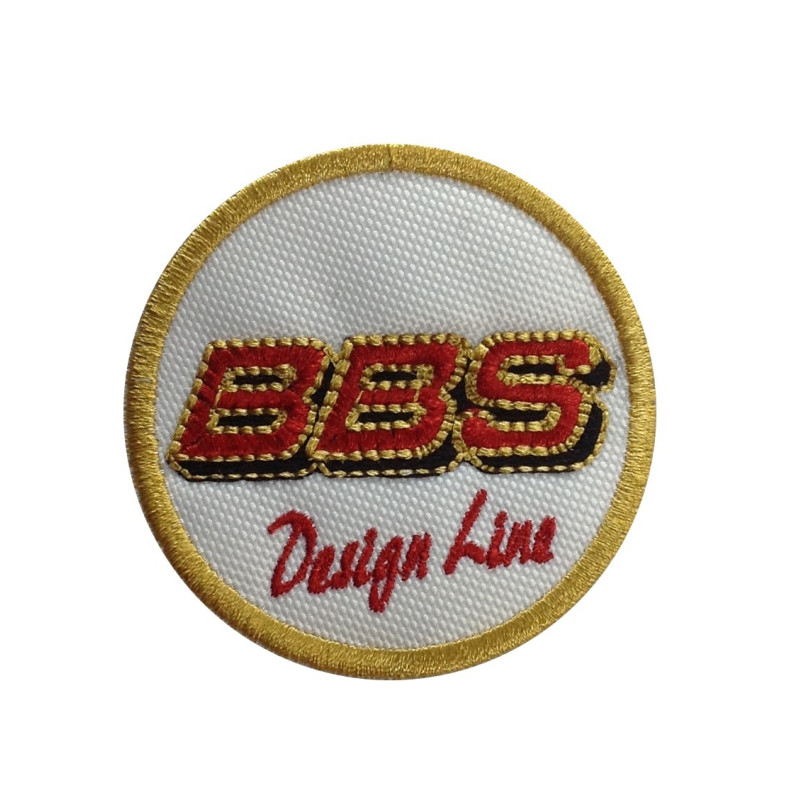 6X6 Bbs Design Line Embroidered Patch Badge Applique Iron on