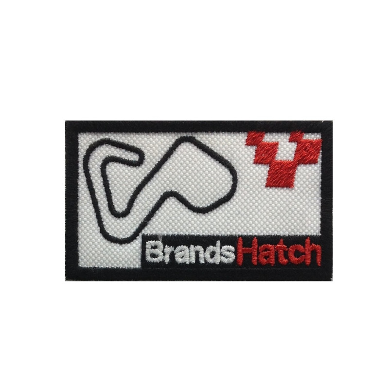7X4 Circuit Brands Hatch Embroidered Patch Badge Applique Iron on