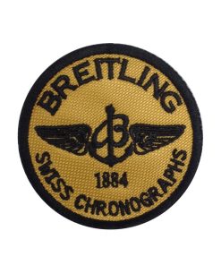 Sew On 7X7 Breitling Swiss Chronographs 1884 Embroidered Patch Badge Applique Iron on