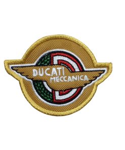 9X7 Ducati Meccanica Embroidered Patch Badge Applique Iron on