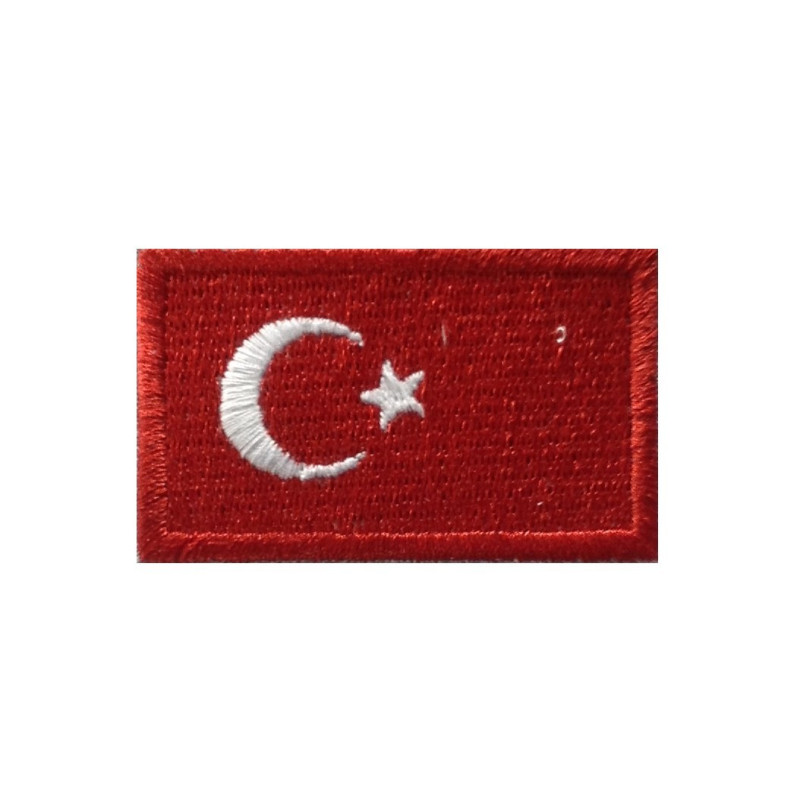 6X37 Flag Turkey Embroidered Patch Badge Applique Iron on